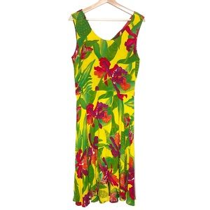 Amazing Condition VTG Carole Little Hawaiian Dress